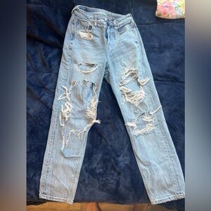 American eagle ripped jeans